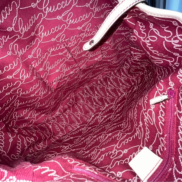 ⚓️ Gucci: Anchor Cruise Charm Keychain Script Logo Boston Shoulder Bag *RARE* - Picture 13 of 17